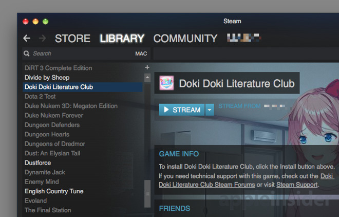 is steam good for mac